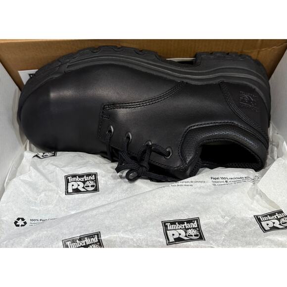 Men's Black Ox Titan EV MaxTrax Alloy Toe Oxford (BLACK) Size 11 - Picture 6 of 6